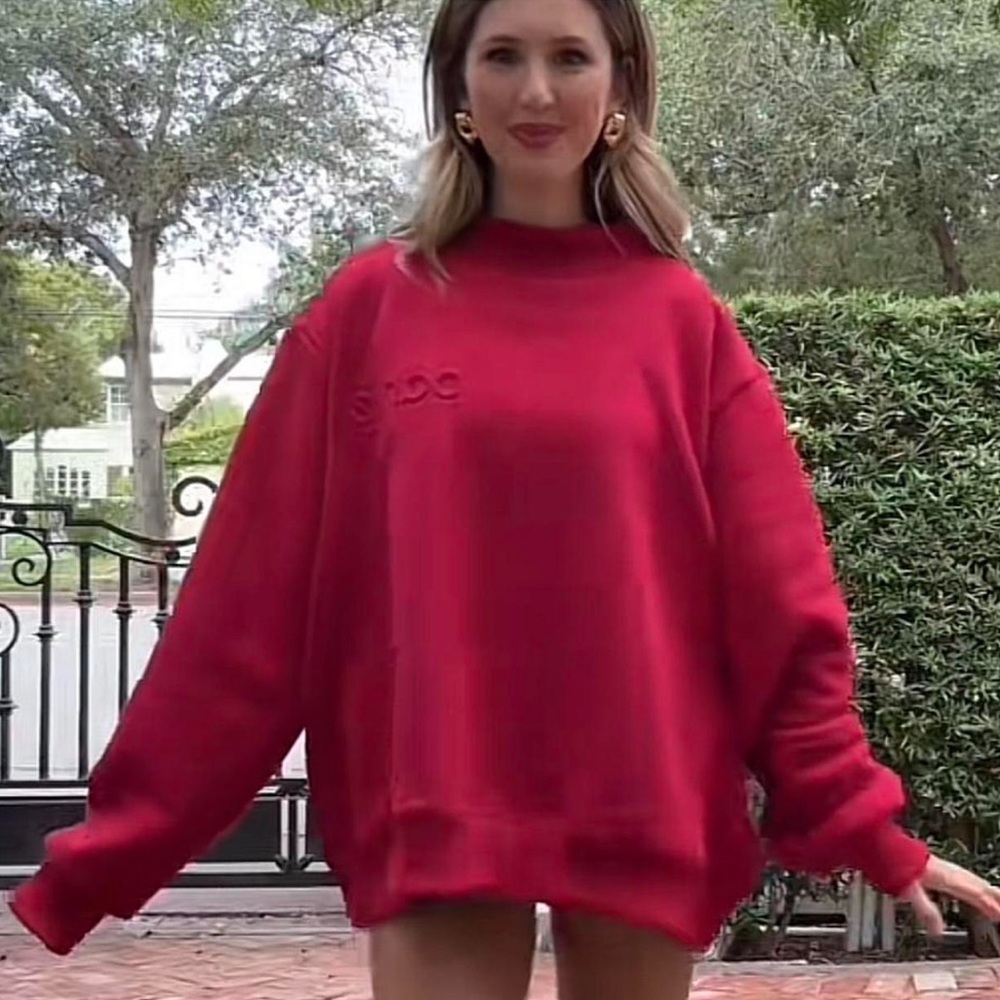Parke Red Logo Mockneck